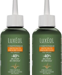 LUXÉOL - Conditionneur Antichute Progressive - Soin Capillaire Avec Rinçage - Réduit Chute De Cheveux de 40%* - 99% Ingrédients Origine Naturelle - Brillance & Résistance - Fabriqué En France - 150ml