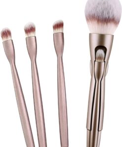 Kit Pinceaux Portable à Poils Doux Magnétiques | Kit De Pinceaux À De Teint En Poudre Pour Les Voyages, Extérieur, Bureau, Trajets, Affaires, Fêtes, Rendez-Vous, Filles,