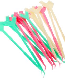 YARNOW Kit de 18 Pièces Outils de Rehaussement de Cils en Plastique Y-shaped Confortables pour Arranger Cils Accessoires Indispensables pour Extensions Féminines