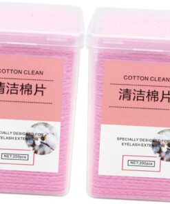 OUNONA 400pièces Chiffon pour Nettoyage de Colle à Faux Cils Chiffon Professionnel pour Essuyer la Colle de Nettoyage Outil de Unités