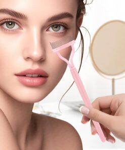 Lot de 2 pinceaux de maquillage pour mascara, peigne à cils, peigne à cils