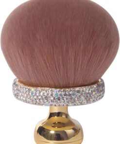 Pinceau de doux en forme de champignon – Pinceau à poudre pour | le visage, applicateur de fard à joues, outil de poils en fibre ultra doux, accessoire de beauté de , accessoire de