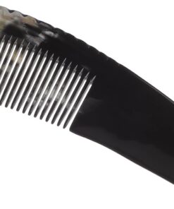 STOBAZA Peigne Démêlant Corne Naturelle pour Cheveux Bouclés Massage Chevelu Adapté Cheveux Épais et Longs Élégant et Réutilisable Cadeau Soin Capillaire