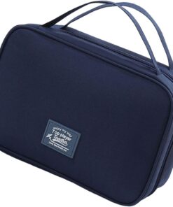 Trousse de toilette multicouche imperméable trousse de maquillage organisateur de rangement pratique pour outils cosmétiques pour les voyages et l'utilisation quotidienne Trousse de toilette pour