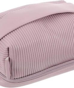 Healvian Trousse de Rangement pour Cosmétiques Sac de Toilette Portable Étui de Voyage Grand pour Maquillage Produits de Soin et Accessoires