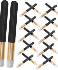 Healvian 30pièces Applicateur Pinceau pour Maquillage Brosse Exfoliante pour Lèvres Pinceau Nettoyant pour Cils Mini Estompeur pour Lèvres Outil de Nettoyage pour Maquillage