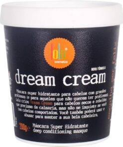 Lola Cosmetics - Masque "Dream Cream" - Ingrédients Sélectionnés - Soin Capillaire Hydratant - Pour Cheveux Secs et Abîmés - 200 ml