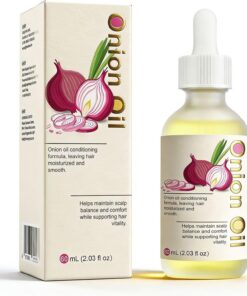 Huile Capillaire Soin Hydratant Non Gras | 60ml d'Huile pour la Pousse et l'Épaisseur Pour Cheveux Abîmés, Fins, Crépus, Fourches,