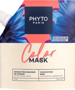 Phyto Paris - Mini Masque Prolongateur de Couleur - Masque Cheveux Colorés et Méchés pour Prolonger l'Éclat - Peptides de Riz, Tanins de Tara et Huile de Karanja - Soin Capillaire Brillance Cheveux