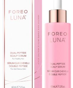 FOREO LUNA Sérum pour cuir chevelu à double peptide - Sérum de croissance des cheveux et traitement du cuir chevelu avec complexe peptidique, Cica & Portulak - Sérum capillaire pour la croissance des