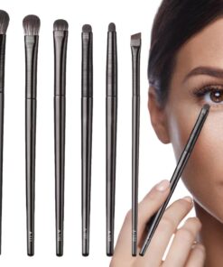 Pinceaux Pour Des Yeux 6 Pièces Outil de Fusion Doux pour Sourcils | Brosses à Fard à Paupières Pour Plage Salle de Sport Mariage Fête Femmes Filles Épouse Petite Amie Sœur