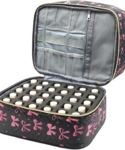 Organisateur d'accessoires d'ongles Boîte à outils et porte-maquillage avec | Boîte à ongles Pour les soins de manucure et pédicure, art du nail, beauté, maison, salon de