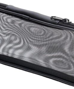 Étui de voyage portable pour pinceaux de maquillage - Pour ranger et organiser les outils de beauté - Pochette en maille - Accessoires de lavage - Sac de voyage