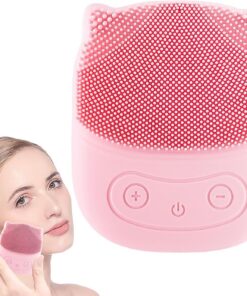 Brosse de nettoyage électrique pour le visage en forme de , imperméable | pour un nettoyage en profondeur de la peau, outil de lavage du visage rechargeable pour homme et femme