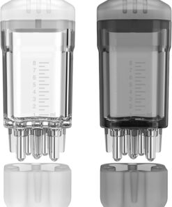 Paquet de 2 applicateurs de Minoxidil, outil à bille applicateur d'huile cuir chevelu 8 ml-masseur cuir chevelu à livraison précise racines, blanc et