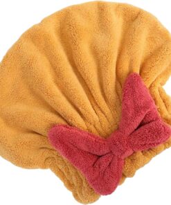 Serviette à séchage rapide, bonnet absorbant, serviette en microfibre avec tissu doux, bonnet à séchage rapide avec design léger, accessoire de soins capillaires pour la maison, les vacances, la