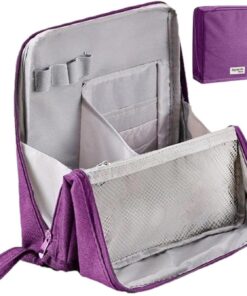Trousse De De Trousse De Verticale Portable Étanche | Organisateur De Pour Femmes Hommes Maison Bureau Professionnel Vacances Produits Capillaires