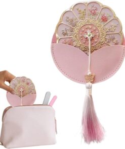 Générique Petit Miroir de Sac à Main Accessoires de Motif | Miroir Compact Portable Idéal Pour Filles, Femmes, Voyageurs, Élèves, Personnes Actives, Mariées, Restaurant, Soirées,