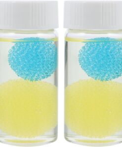 Lot de 2 Liquides Nettoyants pour Pinces à Épiler, Outil de Lavage Pratique Éponge Intégrée, pour Nettoyage Rapide des Pinces à Cils en Salon, Accessoires Beauté Couleur Aléatoire