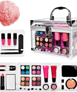 Trousse De Professionnelle Trousse Cosmétique Portable | Coffret Avec Fard À Paupières Blush Pinceaux Pour Mariage Halloween