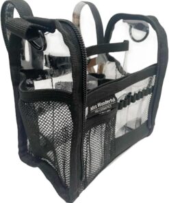 Solution de rangement cosmétique pour produits à lèvres et brillants en PVC facile à entretenir et à emporter avec vous - Support de maquillage étanche