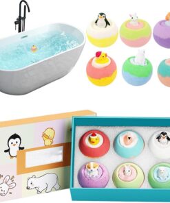Colorful Bath Bombs, Fizzy Shower Tablets, Relaxing Spa Soaks, Long-Lasting Aromatherapy Bubble Experience, Fun Birthday Party Self-Care Treat, Bath Gear for Girls, Kids, Summer, Holiday