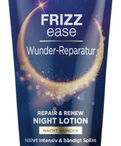John Frieda Wunder-Reparatur Nacht Wunder Lotion capillaire – Contenu : 100 ml – Série Frizz Ease – Pour cheveux moyens et épais – Nourrit intensément en 1 nuit