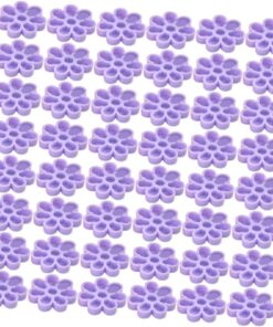STOBAZA Supports Pour Colle à Cils 100 Pièces, Coupelles Porte-greffe Petites, Couleur Lavande, Pour Extension Et Greffe De Cils Professionnels, Outil Multifonction Pour Maquillage Des Yeux