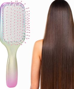 Brosse à cheveux démêlante pour massage du cuir chevelu - Coussin d'air pour soins capillaires - Pour hommes, femmes, enfants