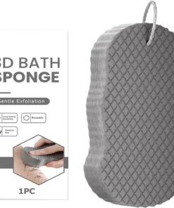 Bath Sponge - Douche de l'épurateur du corps Loofah | Accessoires de bain exfoliés doux parfaits pour les hommes, femmes, enfant adolescents ou l'utilisation de la salle de bain, 2,76 x 1,26