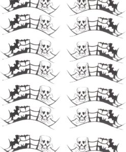 STOBAZA 7 Paires de Faux Cils D’Halloween Créatifs pour Soirées à Thème Extensions de Cils en Touffes Artistiques Autocollants Longue Tenue Accessoires Cosplay Femme