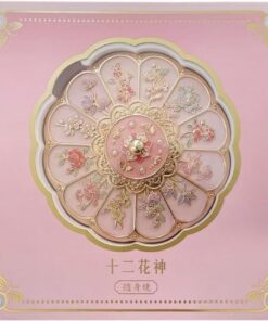 Petit Miroir de Poche Accessoires de Motif | Miroir Compact Portable Pour Femmes Filles Voyageuses Étudiantes Professionnelles Pressées Mariages Restaurant Bureau
