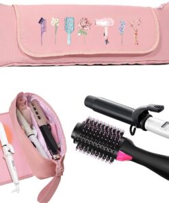 Sac De pour Appareils De Coiffure Étui Portable Imperméable Antipoussière À | Organisateur Pour Outils Coiffants De Pour Peignes Épingles Câbles Ciseaux