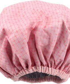 Angoily Bonnet Thermique pour Cheveux Bouclés Taille Unique Double Couche Maintien de Vapeur Soin Capillaire Profond Salon et Usage Domestique