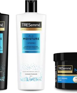 TRESemmé Rich Moisture Shampooing, Après-shampooing et Masque Capillaire, pour cheveux secs et abîmés 400 ml + 400 ml + 440 ml