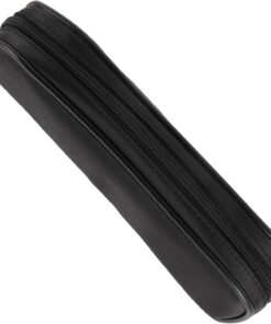 STOBAZA Trousse à Pinceaux de Maquillage pour Organiser Outils Cosmétiques des Amies Pliable en Tissu Noir Petite Poche et Fermeture Éclair Grosse Capacité