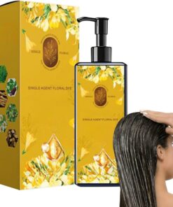 Coloration Capillaire Shampooing Colorant Pour Cheveux Femmes | Soin Capillaire Végétal Fortifiant Pour Couple Hommes Femmes