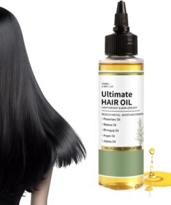 Huile de Soin Capillaire Non grasse absorption réparatrice | Huile Hydratante Pour Cheveux Bouclés Et Lisses Pour Maison Salon Dortoir Appartement Voyages D'affaires Femmes