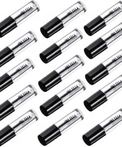 STOBAZA 20 pièces Tubes de Mascara Vides Contenants Rechargeables Tubes Transparents Anti-fuite pour Cils Accessoires Maquillage Léger et Portable