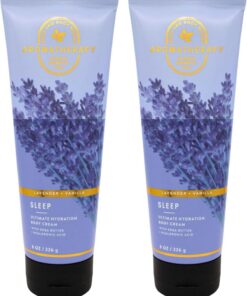 Bath & Body Works - Crème pour le corps Ultra Shea, 8 oz chacune, lot de 2 (lavande et vanille)