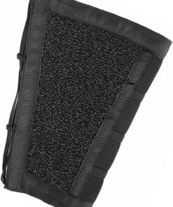 Accessoire Pratique et Confortable pour Nettoyage Pinceaux Maquillage Visage et Sourcils en Éponge Brassard Élastique Noir en Tissu Extensible