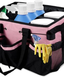 Sacs De Ménage Pour Aides Ménagères Organisateur Rangement D'Outils | Rangement Fournitures Ménage Sac Fourre-Tout Portable Multifonction, Rangement Voiture, Repas, Douche, Do