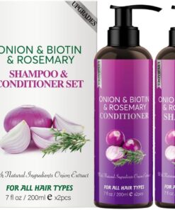 Shampooing Épaississant Capillaire Conditionneur de Soin Capillaire | Kit Shampooing Et Conditionneur Pour Hommes, Femmes, Parents, , Maison, Salle De Bain, Appartement,