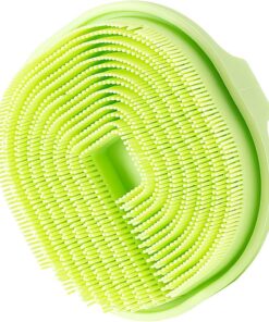 Silicone Body Scrubber, Anti-Slip Massage Loofah, Ergonomic Shower Brush, Multifunctional Exfoliatings Tool 4.13x1.42 Inches for Women, Home Bathroom Use