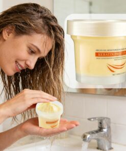 Masque Capillaire Solution Fixatrice Couleur 100ml | Masque Hydratant Pour Cheveux Secs Pour Mère, Épouse, Petite-Amie, Sœurs, Amies, Maison, Hôtel, Appartement Et