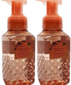 Bath & Body Works Bath and Body Works Pink Peach Blossom Soft Foaming Lot de 2 savons pour les mains 17