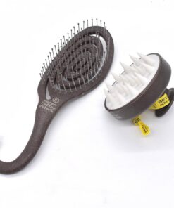 BETER - Coffee O'Clock Set Brosse à cheveux démêlante et masseur de cuir chevelu - Essentiels pour les soins capillaires pour des cheveux lisses et relaxants Brosse à cheveux - Masseur de cuir chevelu