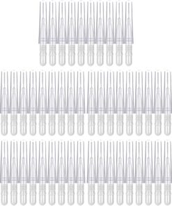 Lot de 50 petits pinceaux à sourcils professionnels pour sourcils et cils Accessoires cosmétiques de voyage