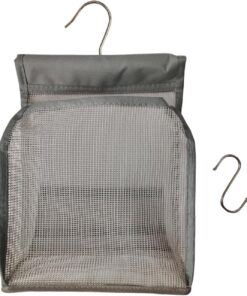 Sac de voyage pour la douche, rangement peu encombrant, sac de voyage, organisateur de maquillage | Sac de rangement pour accessoires de salle de bain, vacances, gris, Siehe Beschreibung, Voir