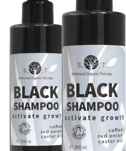 Shampooing Oignon, Caféine et Huile de Ricin pour Cheveux Gras: Antipelliculaire, Volume Capillaire et Barbe, Anti Chute, Hydratant, Croissance des Cheveux. SANS SULFATE - 2 x 200 ml